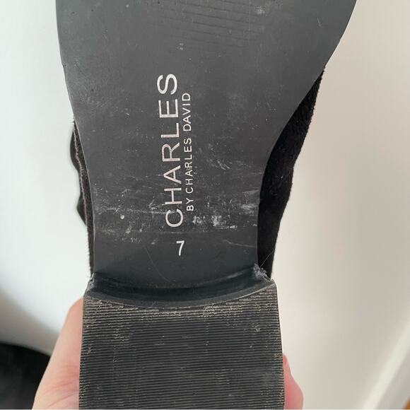 Charles By Charles David Gammon Over-The-Knee Boot Sz 7 - Picture 12 of 12